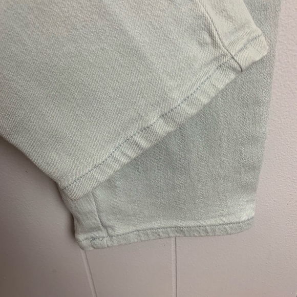 Vintage Gloria Vanderbilt Mint Green Mom Jeans-6 - Picture 4 of 8